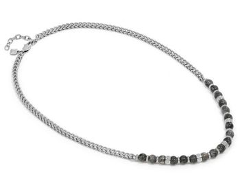 Męski naszyjnik Nomination Manvision 133026 081 ze stali nierdzewnej z naturalnym jaspisem.jpg